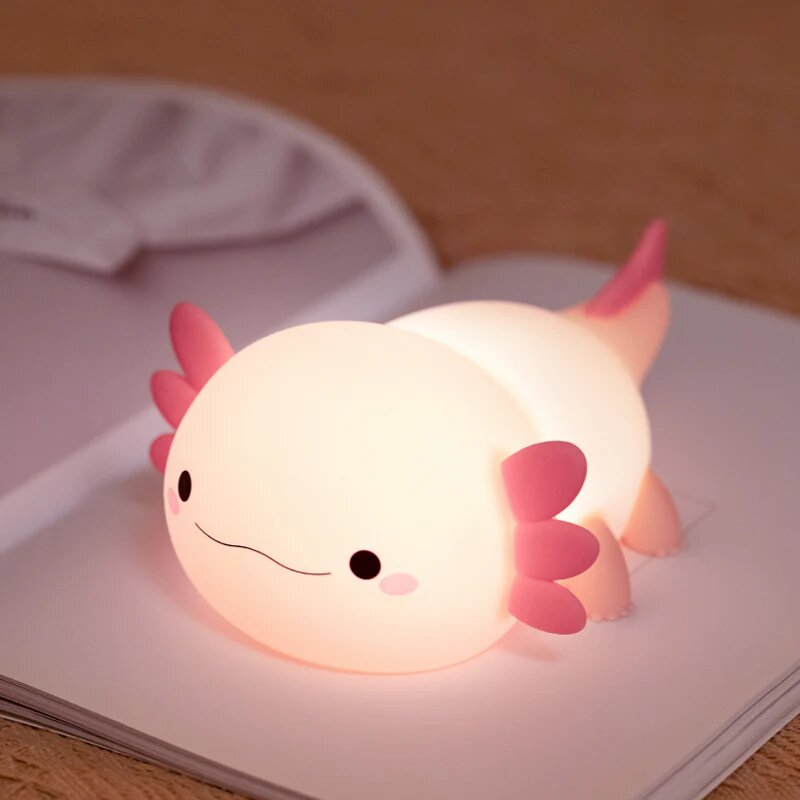 Veilleuse Axolotl